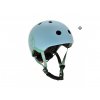 SET Highwaykick 3 LED + helma ocelová modrá