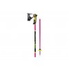 Juniorské lyžařské hole LEKI WCR Lite SL 3D neonpink-black-neon