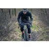 Pánský celopropínací cyklistický dres Ansino černý