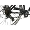 Trekové kolo LEADER FOX DOMESTA LADY 26" BLACK SHINY