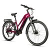 Trekové elektrokolo LEADER FOX 28" LUCAS LADY VIOLET SHINY M420 2025