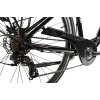 Trekové kolo LEADER FOX REGION LADY 28" BLACK SHINY