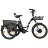 Tříkolka LEADER FOX 28"CARGO - TRICYCLE CURTIS, FRONT MOTOR, BLACK SHINY