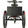 Tříkolka LEADER FOX 28"CARGO - TRICYCLE CURTIS, FRONT MOTOR, BLACK SHINY