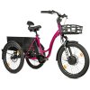 Tříkolka LEADER FOX CARGO - TRICYCLE CURTIS, FRONT MOTOR, VIOLET SHINY