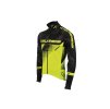 Crussis Cyklistická bunda pánská černá/žlutá fluo XS