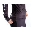 Crussis Cyklistický dres – ONE dámský dlouhý rukáv černá/bílá