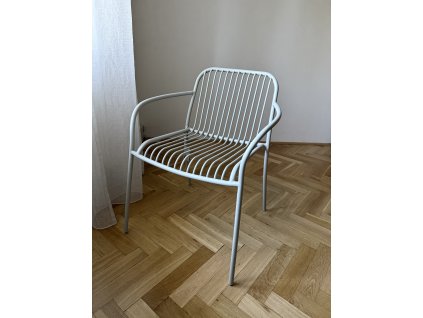 YUA WIRE zahradní křeslo světle šedá