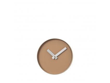 3101 1 rim nastenne hodiny 20 cm indian tan bezova