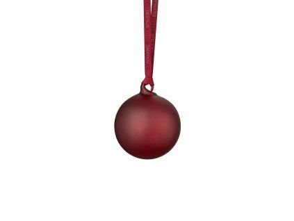 JUHLA set 4 vánočních ozdob červené M