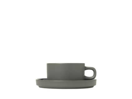 2954 pilar sada 2 cajovych salku s podsalky pewter seda