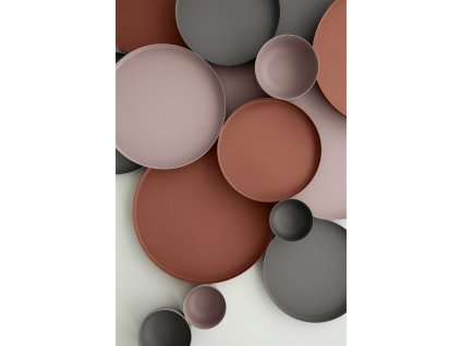 3059 1 reo stredni miska 13 cm cihlove cervena