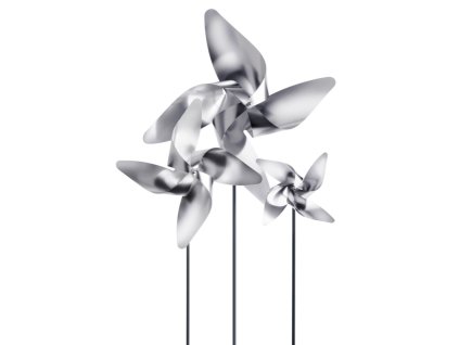 203 2 viento zahradni nerezovy vetrnik 4 lopatky 105 cm