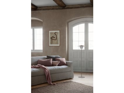 3992 1 voga sametovy povlak na polstar 45 x 45 cm hrejive seda