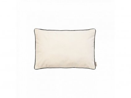 VELVET obliečka na vankúš 30 x 50 cm krémová