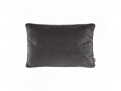 VELVET obliečka na vankúš 40 x 60 cm tmavo sivá