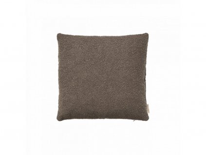 BOUCLE obliečka na vankúš 40 x 40 cm tmavo hnedá