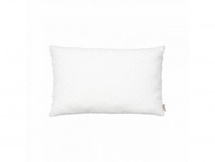 BOUCLE obliečka na vankúš 30 x 50 cm bielá