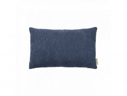 BOUCLE obliečka na vankúš 30 x 50 cm modrá