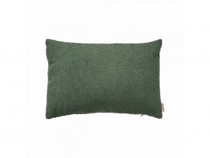 BOUCLE obliečka na vankúš 40 x 60 cm tmavo zelená