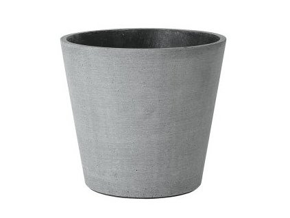 398 coluna tmave sedy kvetinac 16 5 cm