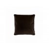 VELVET obliečka na vankúš  40x40 cm tmavo hnedá