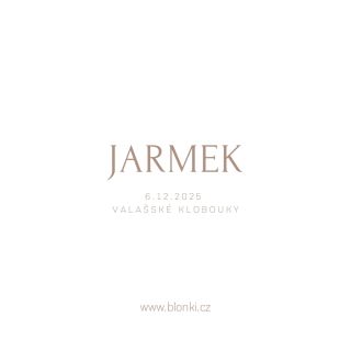 Ráda bych vás pozvala na Jarmek. Stojíme vedle pódia✨
