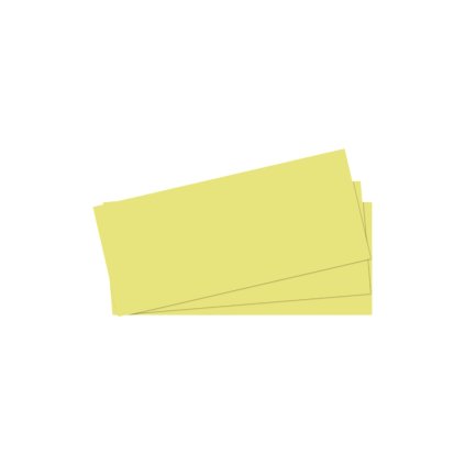 Rozraďovač HIT 10,5x24cm Ekonomik 100ks žltý