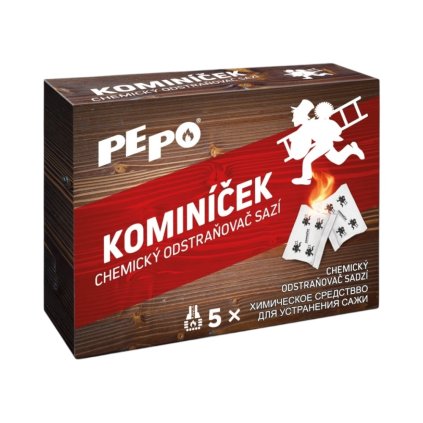 PE PO Kominíček chemický odstraňovač sadzí z komínov