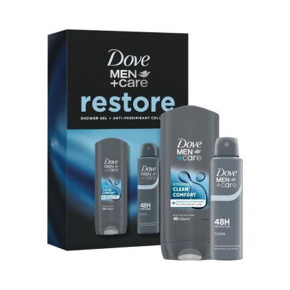 DOVE darčeková kazeta Clean Comfort