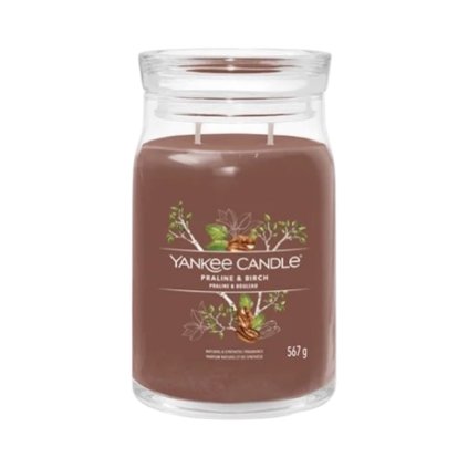 YANKEE CANDLE vonná sviečka 567g PralineBirch