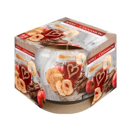 AURA Candles vonná sviečka v skle 100g Apple & Cinnamon