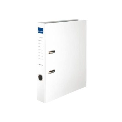 Poradač VICTORIA pákový PP 50mm s kovovou lištou biely