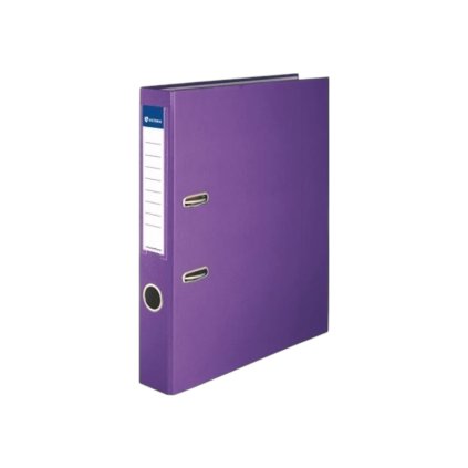 Poradač VICTORIA pákový PP 50mm s kovovou lištou fialový