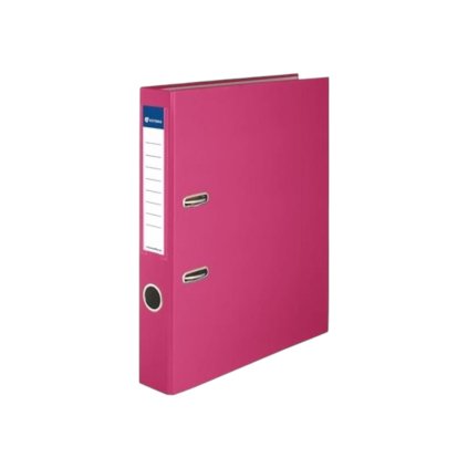 Poradač VICTORIA pákový PP 50mm s kovovou lištou ružový