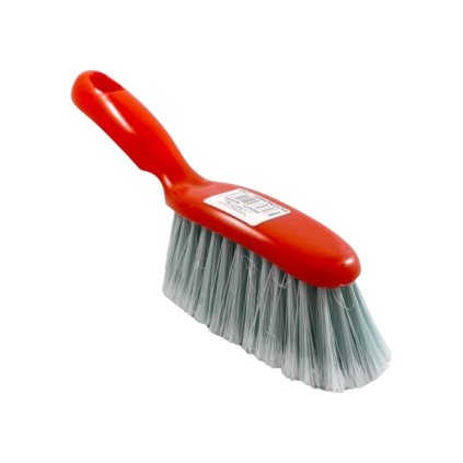 Metlička plastová Deluxe červená