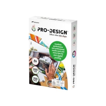 Kopírovací papier PRO DESIGN A4 200g 250ks