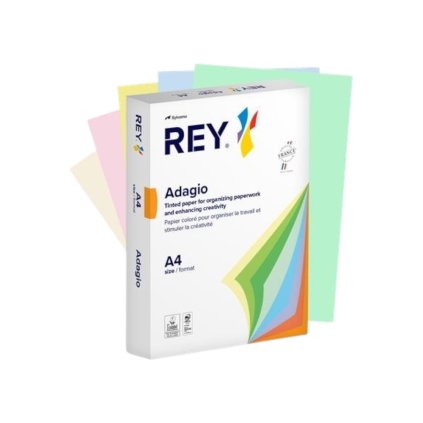 Kopírovací papier REY Adagio A4 80g 5x100ks pastel mix