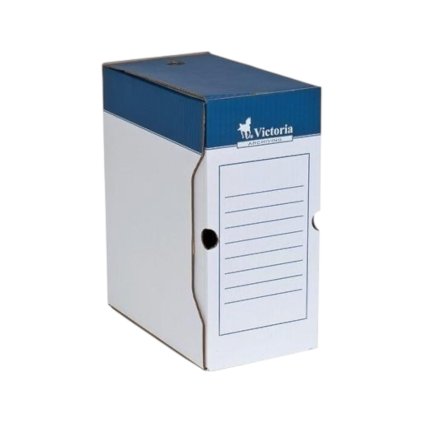 VICTORIA Archívny box kartón A4 150mm biely