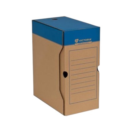 VICTORIA Archívny box kartón A4 150mm natural