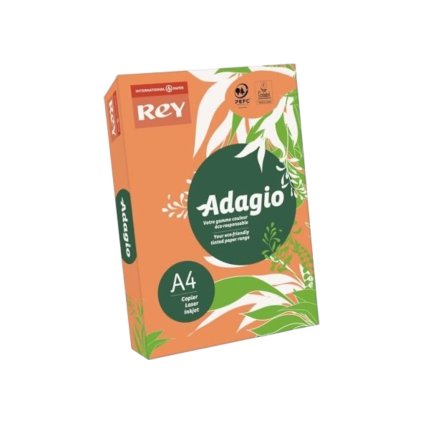 Papier REY Adagio A4 80g 500ks Neon mandarínka