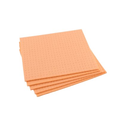 Utierka špongiová 15,5x18cm oranžová 5ks