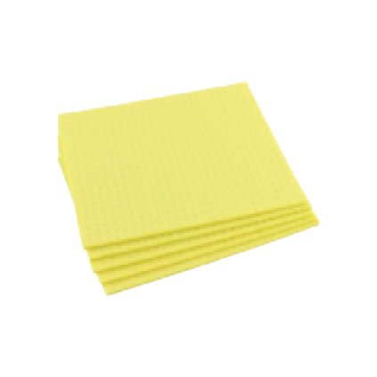 Utierka špongiová žltá 5ks