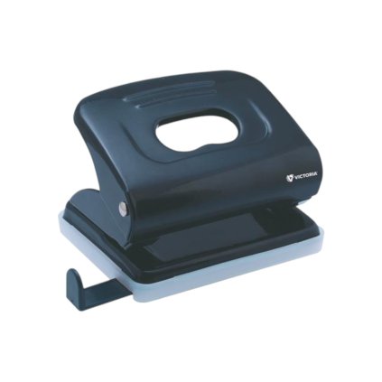 Dierovač VICTORIA na 16 listov kovový čierny