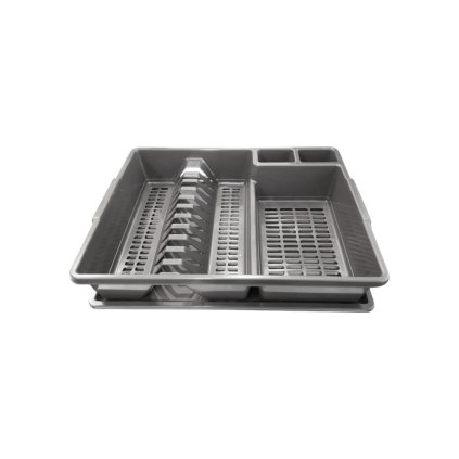 Clanax Odkvapkávač KLASIK 35x43x9cm plastový strieborný