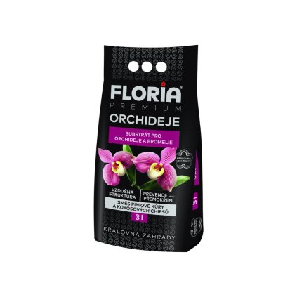 FLORIA Substrát na orchidey 3L