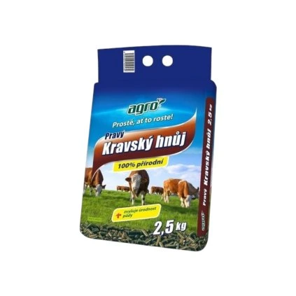 AGRO Pravý kravský hnoj 2,5kg