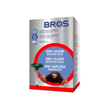 Odpudzovač krtov solárny Bros