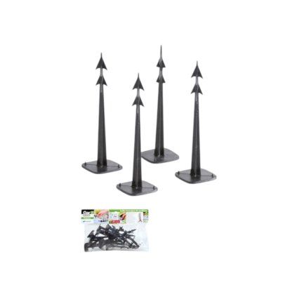 Kolík kotviaci 125mm 50ks čierny