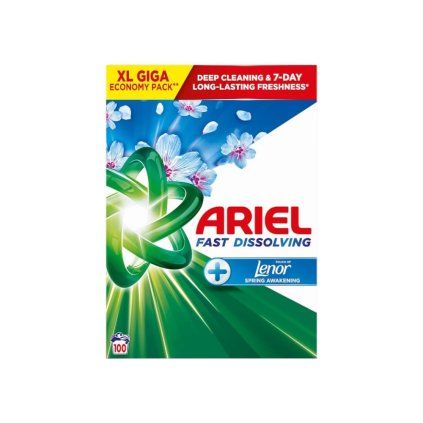 Ariel+ prací prášok Touch of Lenor Spring 100PD 5,5kg
